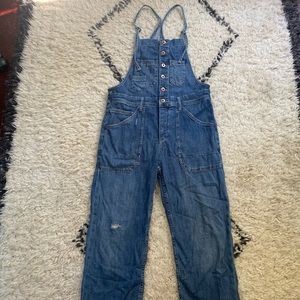 Denim overalls